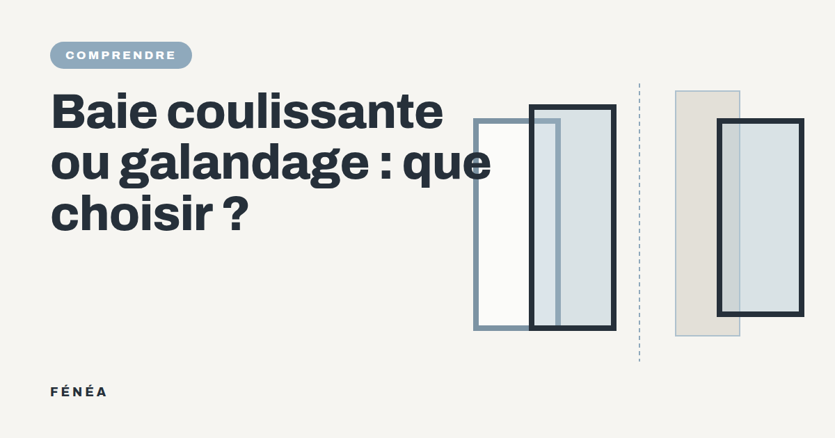 Baie coulissante ou galandage : que choisir ?