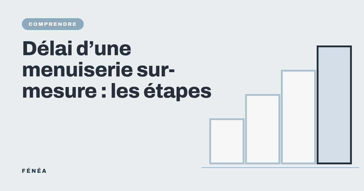 Les étapes du délai d'une menuiserie aluminium sur-mesure